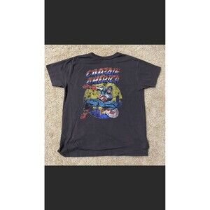 Vintage 1990s Marvel Comics Captain America Comics T Shirt U.S. Size Large